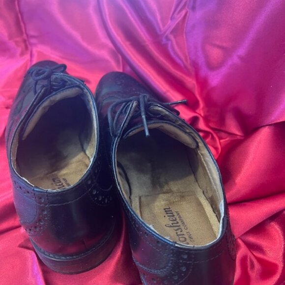 Florsheim Matera Wing Ox‎ dress wingtip oxford style shoes men\'s black size 10.5